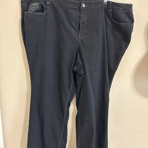 Avenue Black Relaxed Fit Women's Jeans